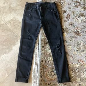 Articles of Society Distressed Black Jeans
